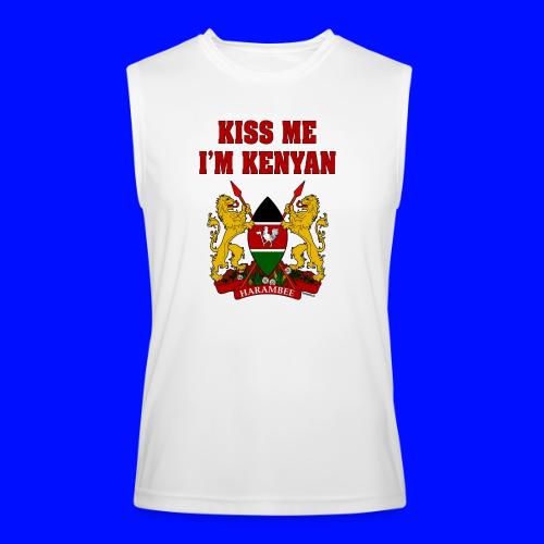 Kiss Me, I'm Kenyan - Men’s Performance Sleeveless Shirt