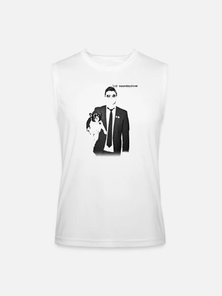 LCD Sound System - Men’s Performance Sleeveless Shirt - white