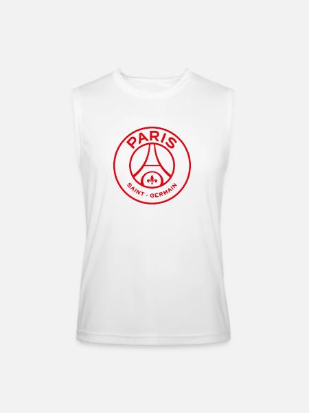 PSG PARIS - Men’s Performance Sleeveless Shirt - white