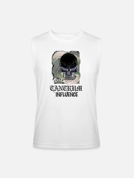 Tantrum- Merch |negative - Men’s Performance Sleeveless Shirt - white