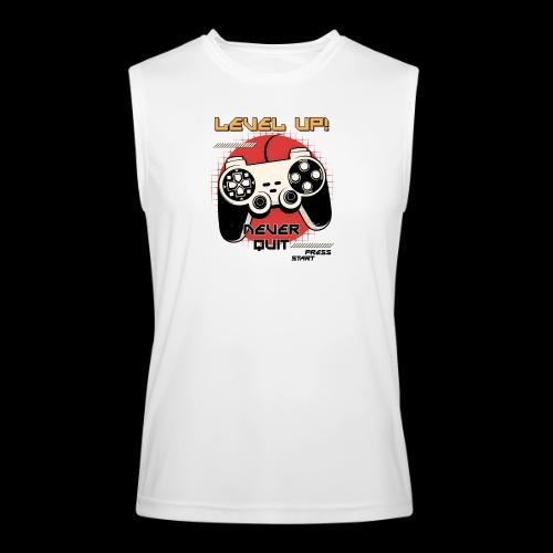 Level Up! Never Quit Gaming - Men’s Performance Sleeveless Shirt