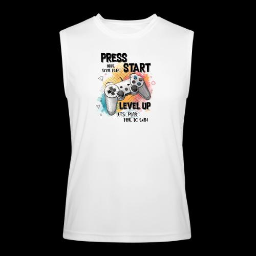 Press Start, Level Up - Men’s Performance Sleeveless Shirt