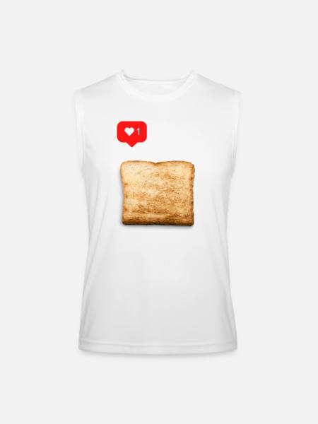 Bread Lover - Men’s Performance Sleeveless Shirt - white