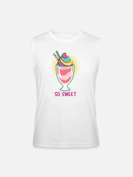 So sweet - Men’s Performance Sleeveless Shirt - white