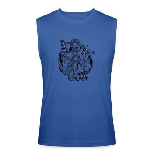 Eat Me Drink Me Podcast revamped logo - Men’s Performance Sleeveless Shirt