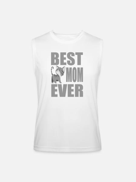 cat lovers - Men’s Performance Sleeveless Shirt - white