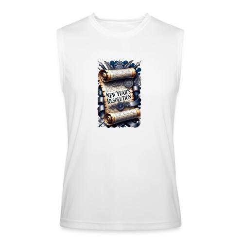 New Year's Resolution T-Shirt - Men’s Performance Sleeveless Shirt