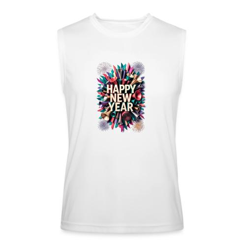 New Year's Party Horn T-Shirt - Men’s Performance Sleeveless Shirt