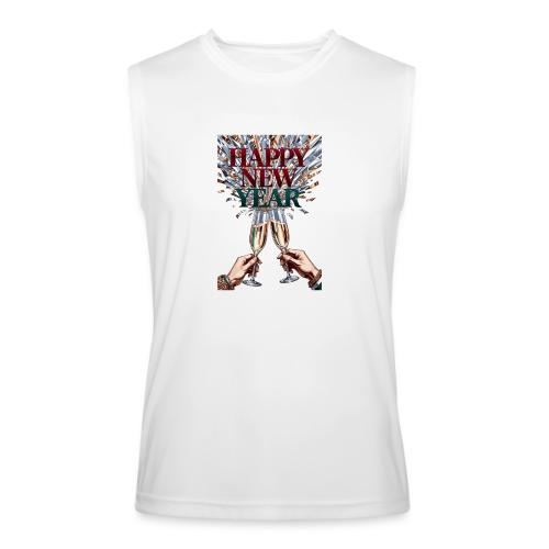 Toasting Hands T-Shirt Confetti Shower Premium - Men’s Performance Sleeveless Shirt
