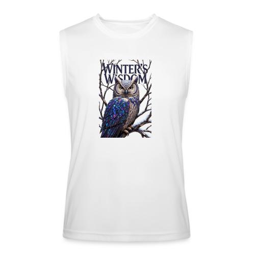 Crystalized Forest Owl T-Shirt - Men’s Performance Sleeveless Shirt