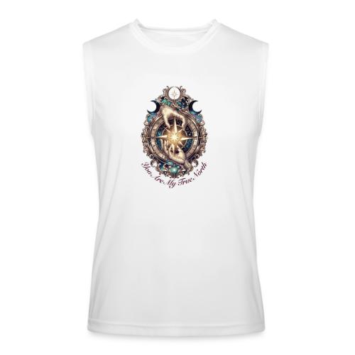 You Are My True North Celestial Compass T-Shirt - Men’s Performance Sleeveless Shirt