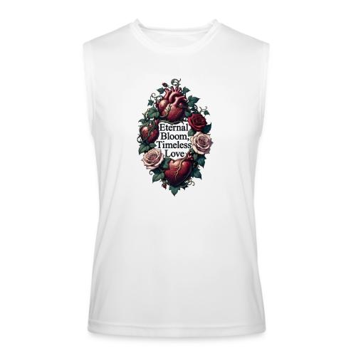 Eternal Bloom Timeless Love Entwined Hearts T-Shir - Men’s Performance Sleeveless Shirt