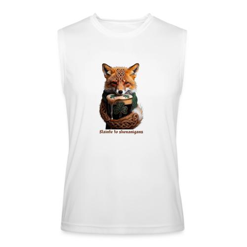 Sly Emerald Fox Toast T-Shirt - Men’s Performance Sleeveless Shirt