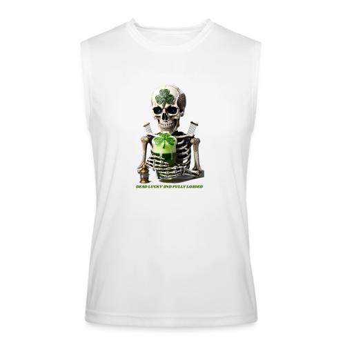Eternal Stout Skeleton Graphic Tee - Men’s Performance Sleeveless Shirt