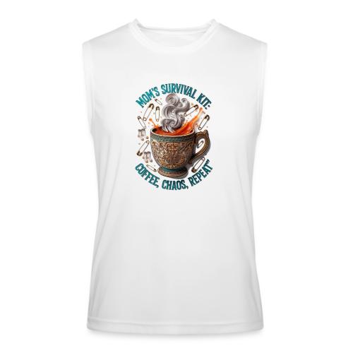 Mom's Survival Kit Tee | Coffee Chaos - Men’s Performance Sleeveless Shirt