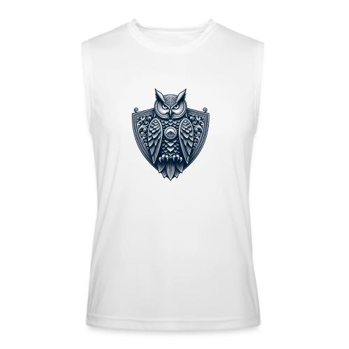 Night Watch Owl T Shirt, Sarcastic Dad Gift - Men’s Performance Sleeveless Shirt