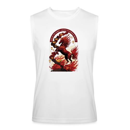 Year of the Horse Rise T Shirt,Lunar New Year Gift - Men’s Performance Sleeveless Shirt