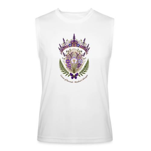 Spring Meadow Crown Tee, Cottagecore Renewal Gift - Men’s Performance Sleeveless Shirt