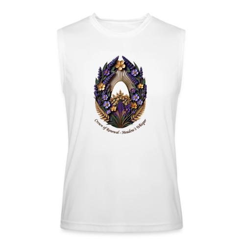 Easter Meadow Crown Renewal T Shirt, Spring Gift - Men’s Performance Sleeveless Shirt
