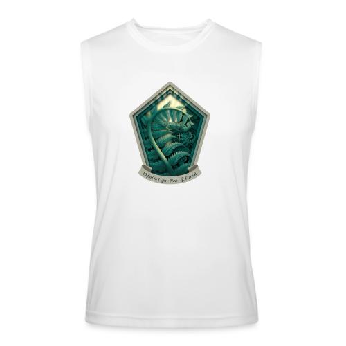 Easter Unfurl in Light Fern T Shirt, Spring Gift - Men’s Performance Sleeveless Shirt