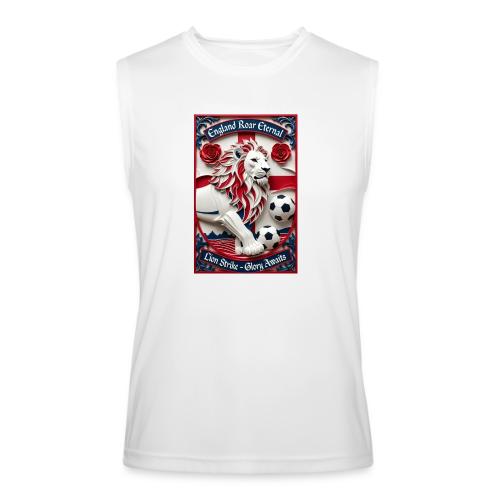 England Lion Soccer T Shirt, Football Pride Gift - Men’s Performance Sleeveless Shirt