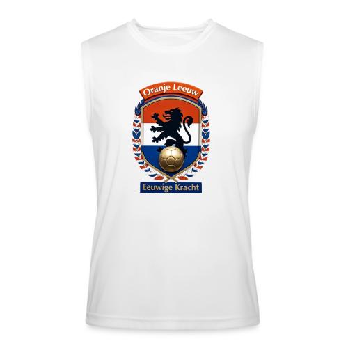 Netherlands Lion Premium T-Shirt, Dutch Flag Gift - Men’s Performance Sleeveless Shirt