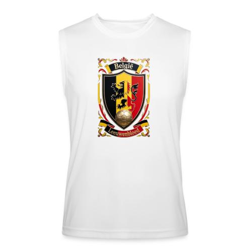 Belgium Lion Crest T-Shirt, Belgian Flag Gift - Men’s Performance Sleeveless Shirt