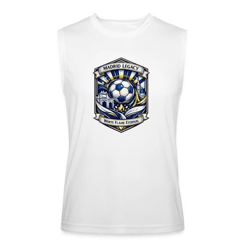 Madrid White Legacy T Shirt, Madrid Fan Gift - Men’s Performance Sleeveless Shirt