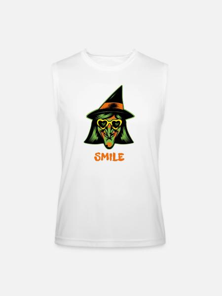 Halloween Witch - Men’s Performance Sleeveless Shirt - white