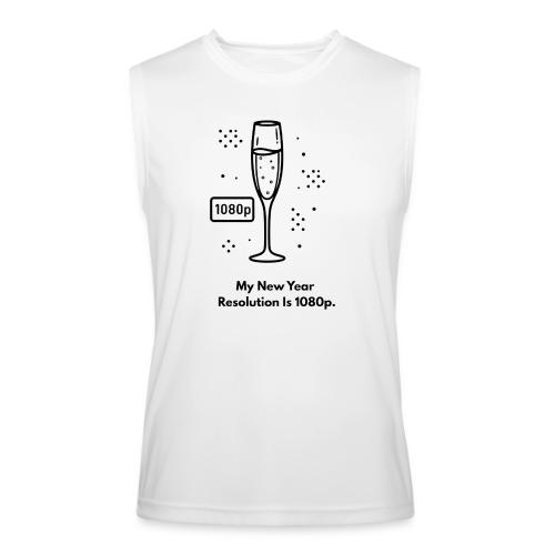 My New Year Resolution Is 1080p T-Shirt - Men’s Performance Sleeveless Shirt