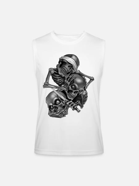 So No.Speak No.Hear No - Men’s Performance Sleeveless Shirt - white