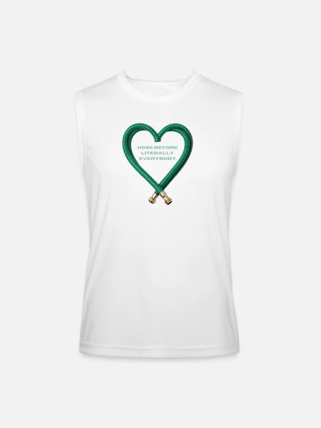 Hose Heart Humor - Men’s Performance Sleeveless Shirt - white