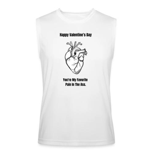 I'm Glad I Swiped Right T-Shirt | Funny Valentine - Men’s Performance Sleeveless Shirt