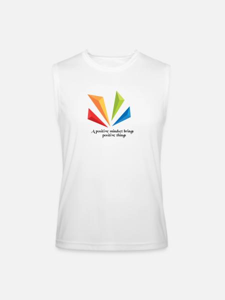 Social - Men’s Performance Sleeveless Shirt - white