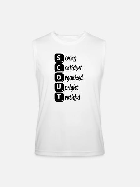 6_s-c-t-o-u-t_1c - Men’s Performance Sleeveless Shirt - white