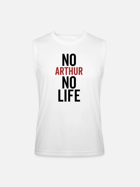 No Arthur No Life - Men’s Performance Sleeveless Shirt - white