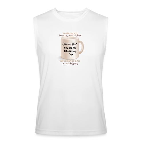 The Eternal God My Life Giving Cup - Men’s Performance Sleeveless Shirt