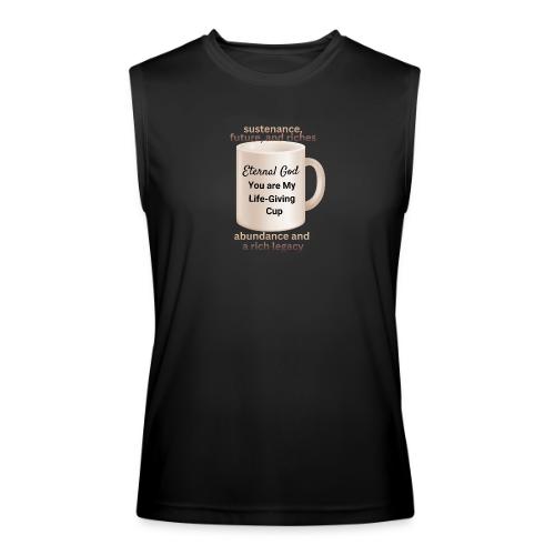 The Eternal God My Life Giving Cup - Men’s Performance Sleeveless Shirt
