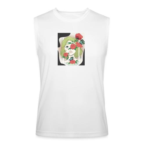 Girl with Rose Vine - Men’s Performance Sleeveless Shirt