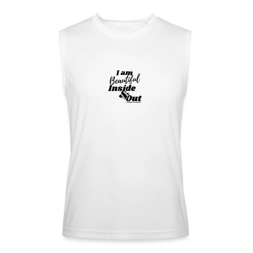 I am Beautiful - Inside and Out | Black Type - Men’s Performance Sleeveless Shirt