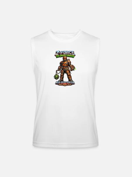 Z-FORCE: MAN-DEAD-GORYAN - Men’s Performance Sleeveless Shirt - white