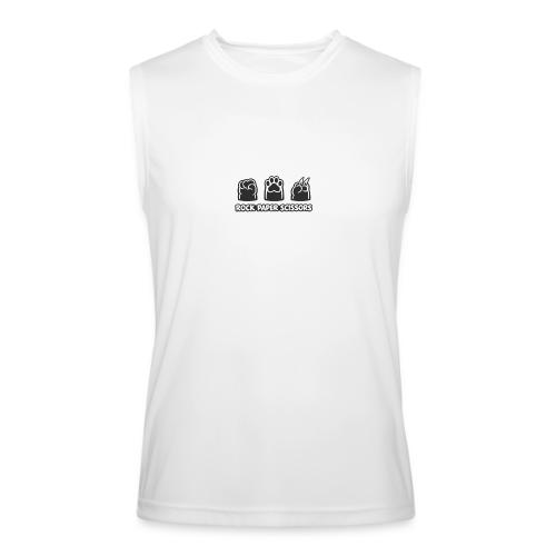 Playful Dog Paw Rock Paper Scissors - Men’s Performance Sleeveless Shirt