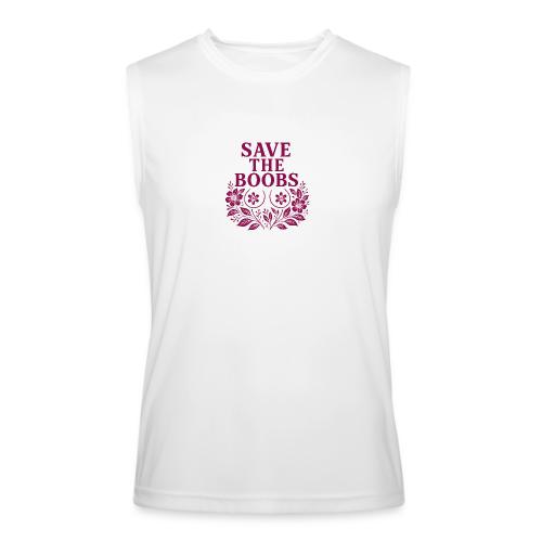 Save the boobs floral - Men’s Performance Sleeveless Shirt