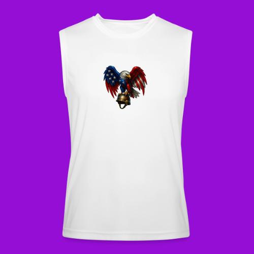American Flag Bald Eagle - Helmet - Men’s Performance Sleeveless Shirt