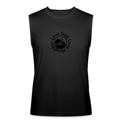 BW Love God Love Neighbor Emblem - Men’s Performance Sleeveless Shirt