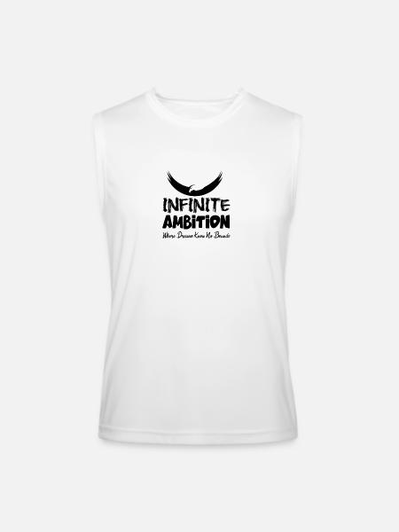 Infinite Ambition - Men’s Performance Sleeveless Shirt - white