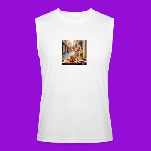 Morning coffee Chihuahua - Men’s Performance Sleeveless Shirt