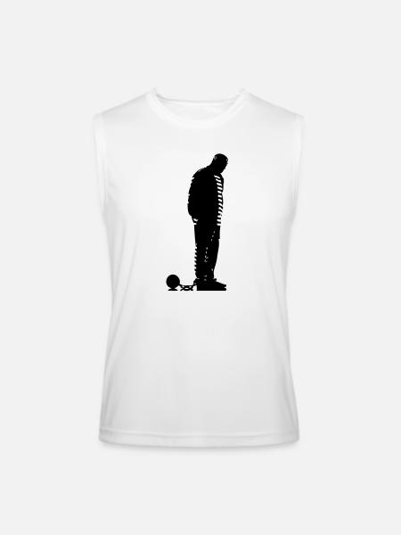 prisoner - Men’s Performance Sleeveless Shirt - white