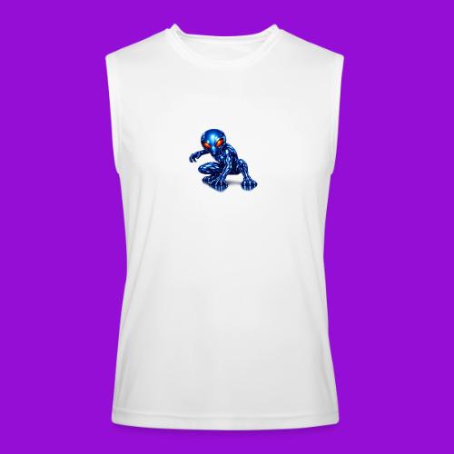 Blue Alien Crouch - Men’s Performance Sleeveless Shirt