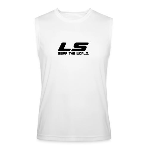 LS Swap The WORLD (Back and Front) - Men’s Performance Sleeveless Shirt